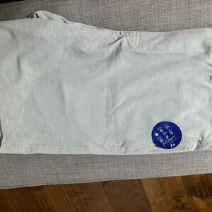 Men's Classic Gray Flat Front Shorts